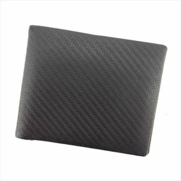 Authentic Dunhill Wallet Purse Bifold Black leather Mens
